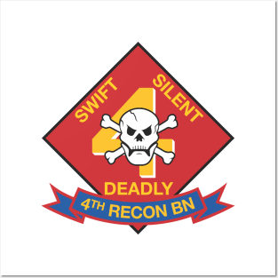 USMC 4th Recon Battalion Posters and Art